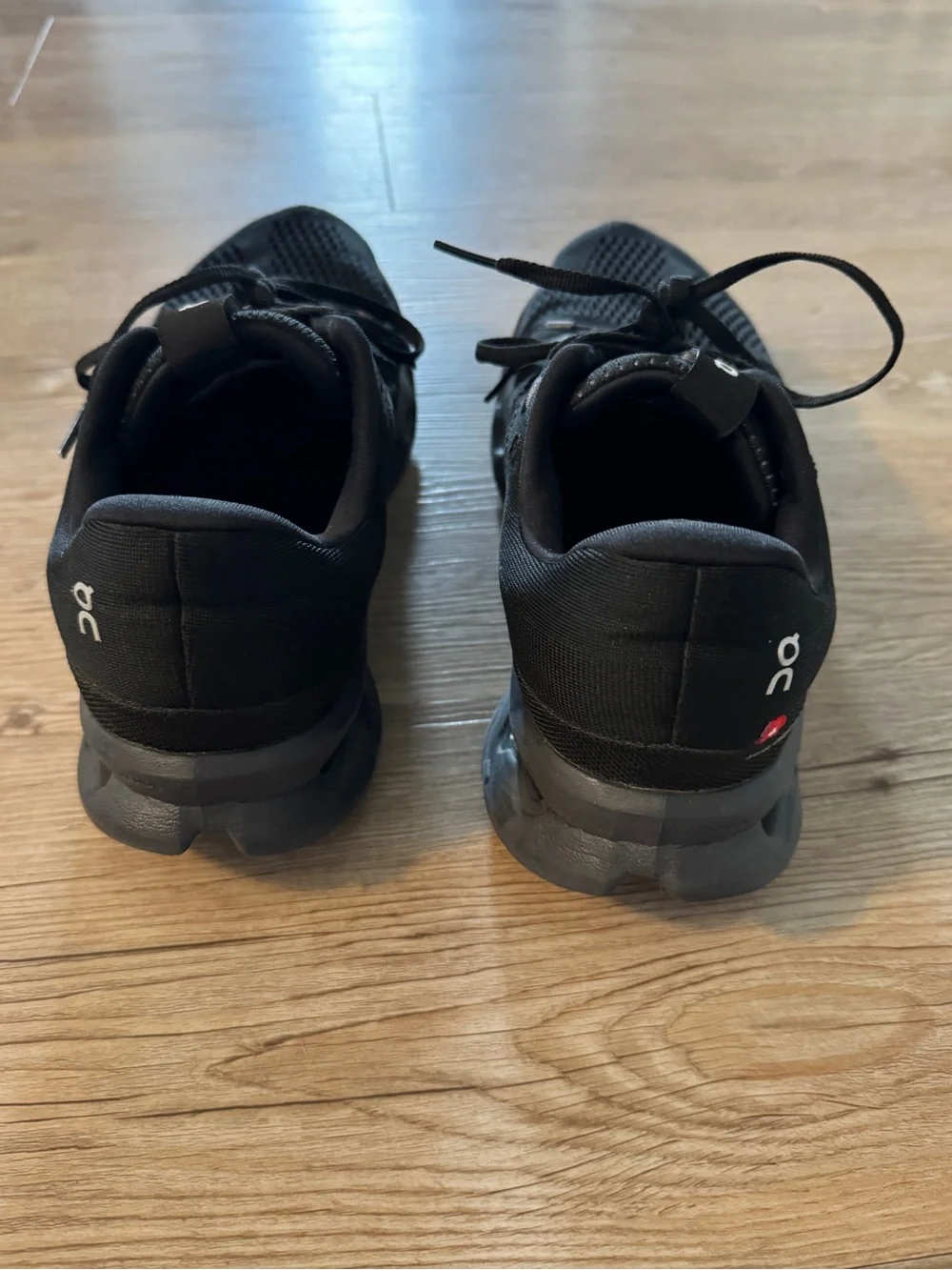 On Running Running Men's Cloudnova Black Performance Sneakers Size 10 - LIKE NEW - Picture 2 of 4